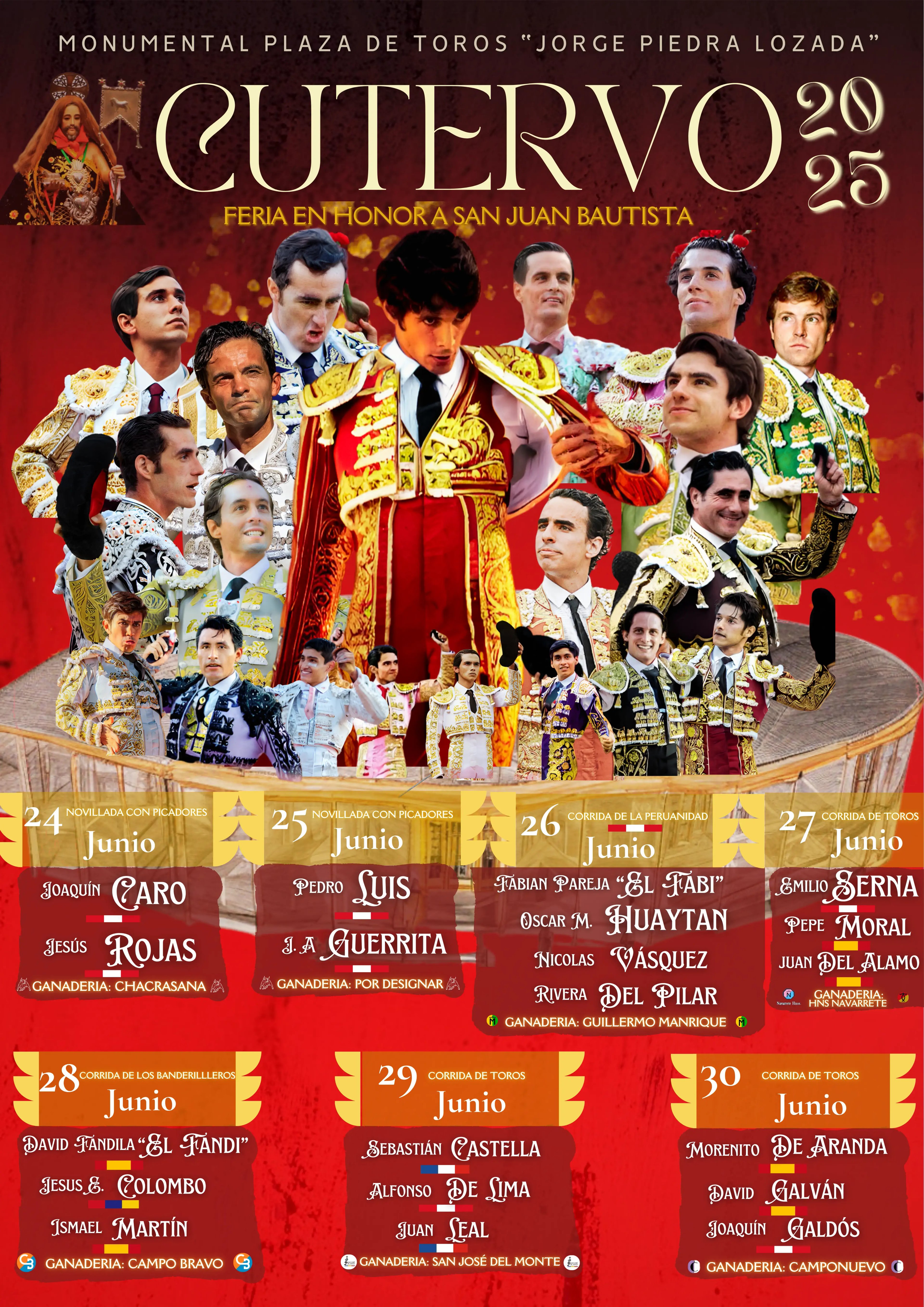 Cartel Taurino Cutervo 2025